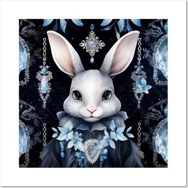 White rabbit Wall Art by Enchanted Reverie